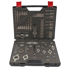 Набор метчиков и плашек M3 -M12 HSS-G 59пр H-Tools 491060HT (З)