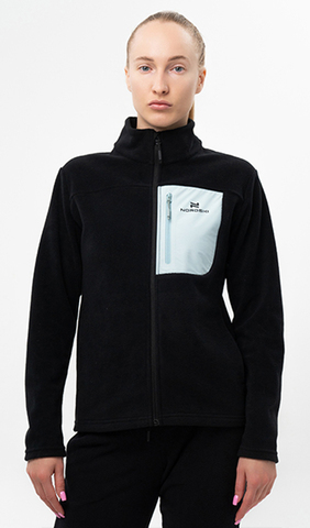 Флисовая толстовка Nordski Heat Black/Aqua W женская