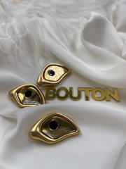 Пуговицы золотистые 