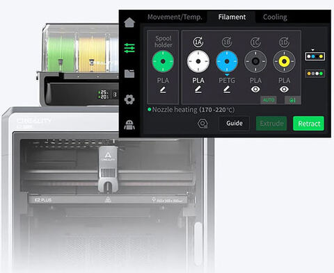 Автоматическая система подачи материалов Creality Filament System (CFS)