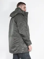 Куртка Аляска демисезонная Husky City Nord Storm (т.серая - r.grey/orange)