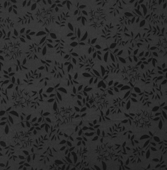 Атлас жаккард "Моар" веточки, 100 г/м2, ш. 150 см, черный