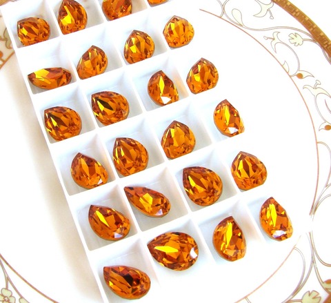 Капли 18*13 мм Топаз / Topaz