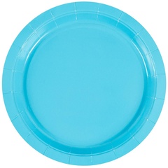 Тарелка голубая 17см 6шт