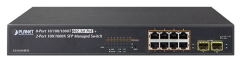 Коммутатор PoE Planet GS-4210-8P2S