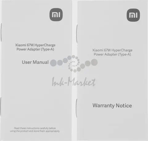 Сетевое зар./устр. Xiaomi 67W HyperCharge Power Adapter 67W 3.25A (PD) USB универсальное белый (BHR07SKEU)