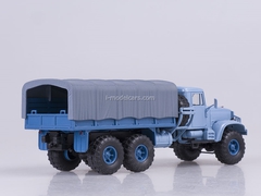 KRAZ-255B1 board with awning 1969 blue 1:43 Nash Avtoprom