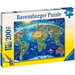 Puzzle World Landmarks Map