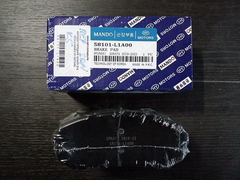 КОЛОДКИ ПЕРЕДНИЕ SONATA DN8, K5 DL3 MANDO HY MOTORS