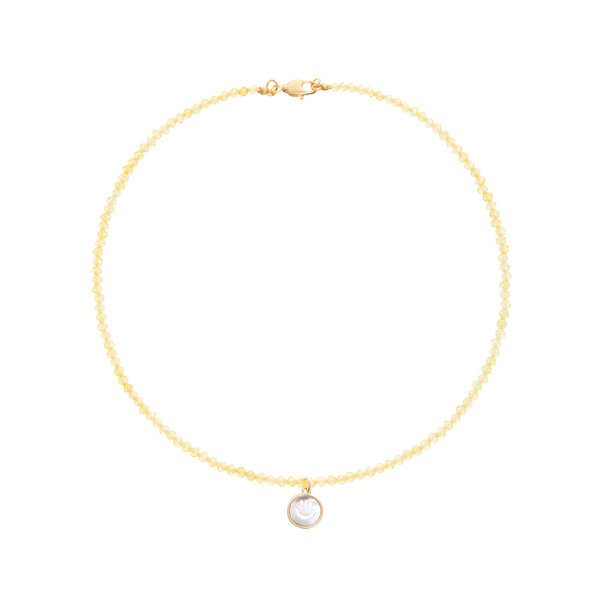 HOLLY JUNE Колье Sunny Smile Necklace колье holly june sunny smile necklace