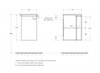 Cezares 82409 Стеклянная раковина левосторонняя Extra Bianco, 104x53