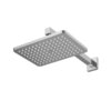 Cezares SLIDER-VDSET-GM SLIDER-VDSET-GM Душевой комплект встраиваемый с изливом (смеситель, верхний душ, ручной душ со шлангом, излив, штуцер с держателем), оружейная сталь