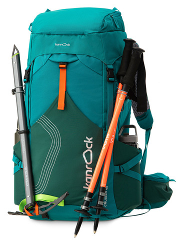 Картинка рюкзак туристический Kanrock Cruiser 45 Sea Green - 20