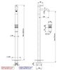 Remer Metrica MC18BG Смеситель для раковины, золото брашированное