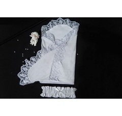 Плед велюровый "Кружевной" ПД 703 (серый)