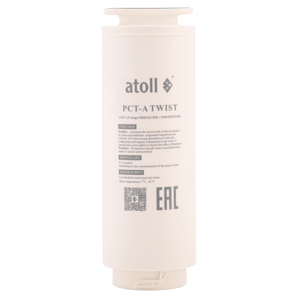 Картридж atoll TWIST PCT-A (4in1 - префильтры с постфильтром)