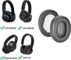 Амбушюры для наушников JBL E65BTNC, LIVE 650BTNC, LIVE 660NC (С эффектом охлаждения)