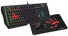 Клавиатура Bloody B1700 черный + мышь