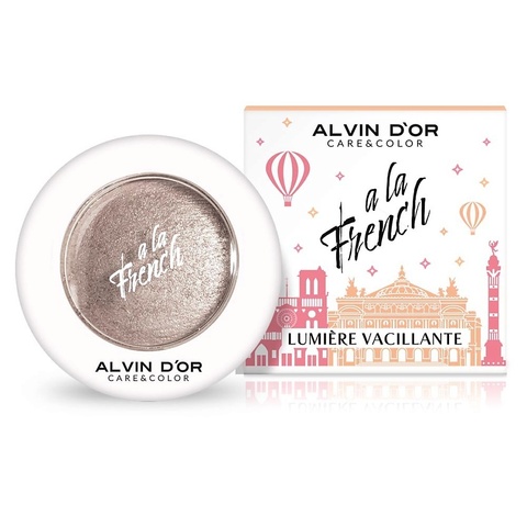 Alvin D`or  A LA FRENCH ALF-08 Запечённый хайлайтер для лица Vacillante  тон 01 snowy