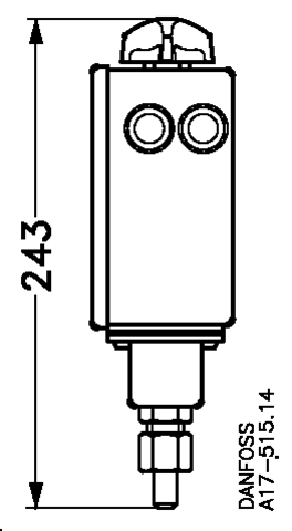 Реле давления RT1A Danfoss 017-500166