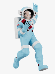 Фигурка Gorillaz - Astronaut Noodle x Superplastic