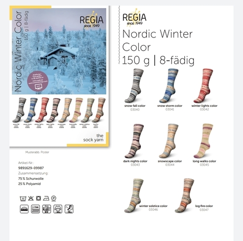 Regia Nordic Winter Color 8-ply 3046