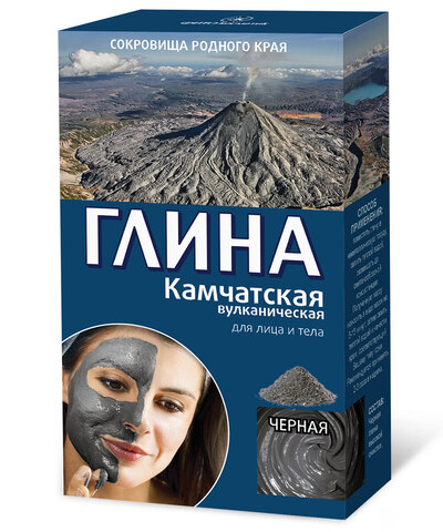 FITOкосметик Глина черная Камчатская вулканическая 100г
