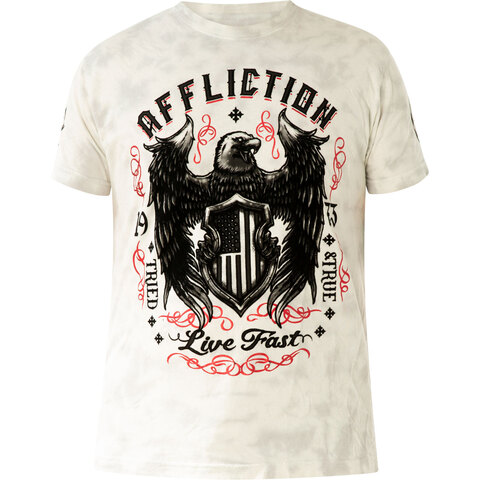 Affliction | Футболка мужская Code Of Honor White A24385 перед