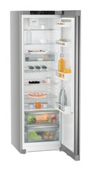 Холодильный шкаф с EasyFresh Liebherr SRsfd 5220, 377 литров, ЖК дисплей, зона свежести, серебристый
