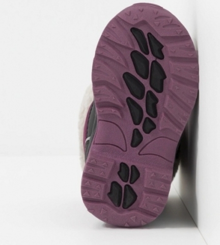 Зимние ботинки KicKers Low boots Black purple 744630 83