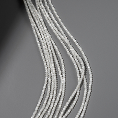 Перламутр морских ракушек, бусины в форме шара, 2мм,белый