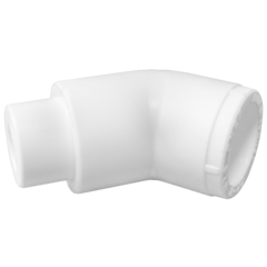 Угольник PP-R переходной белый внутр/наруж пайка Дн 20х45гр VALFEX 10109020