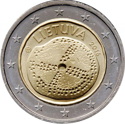 2 евро 2016 Литва - Балтийская культура