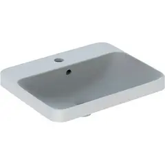 Geberit VariForm Раковина встраиваемая в столешницу прямоугольной формы, 55х45 см, с отв. под смеситель, с отв. перелива фото