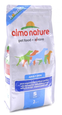 Сухой корм Almo Nature Holistic - Small Adult White Fish and Rice