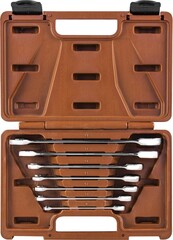 Ombra 935007 Набор ключей гаечных комбинированных трещоточных SNAP GEAR, 8-19 мм, 7 предметов 55379