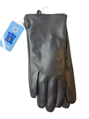 Yongsheng.Эко кожа. Подклад трикотаж-шерсть.Перчатки.Женские.10 шт в упаковке.