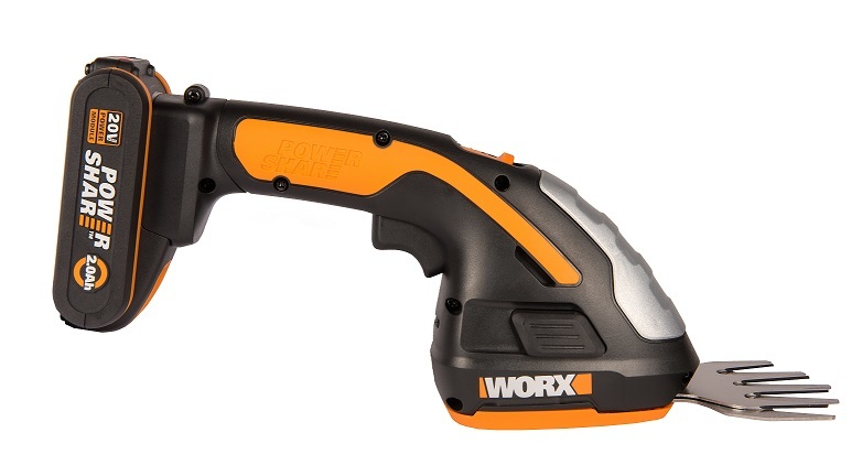 Ножницы для стрижки травы и кустарников в комплекте с тяпкой WORX WG801E.5, 2Ач x1, ЗУ 2А, коробка