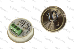 Кнопка (кнопочный модуль) EA2406S-D-W "10 этаж", круглая, белая динамическая подсветка, Брайль