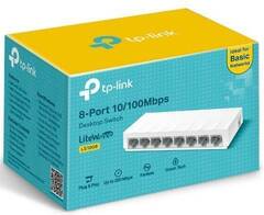 TP-Link LS1008 - 8-портовый 10/100 Мбит/с настольный коммутатор