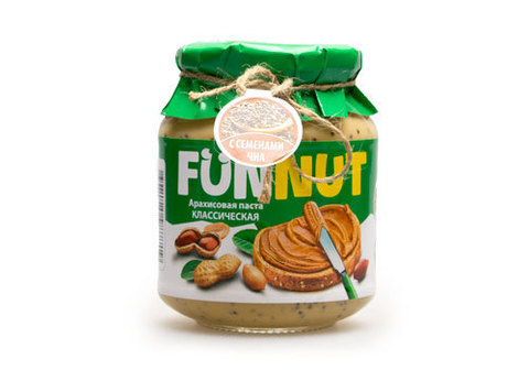 Арахисовая паста классическая Funnut, 340г