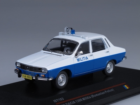 Dacia 1300 Militia Romanian Police 1970 IST183 IST Models 1:43