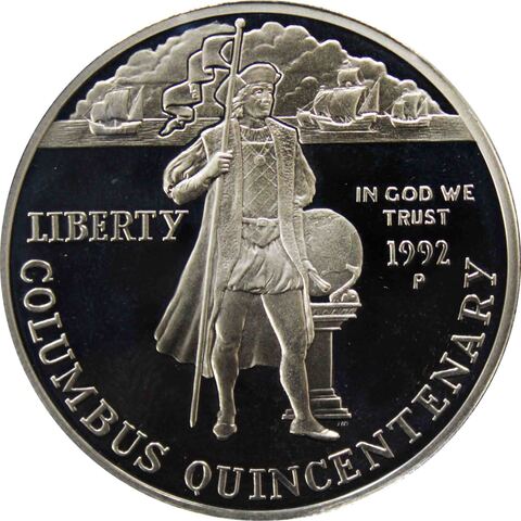 1 доллар США 1992 год P (Колумб)