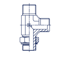 Штуцер FRGL BSP 3/4" BSP 1/2" CAST