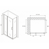 Abber Sonnenstrand AG04120MS-S75M Душевой уголок, 120x75x195