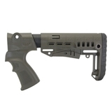 Телескопический приклад на МР-155, DLG Tactical черный