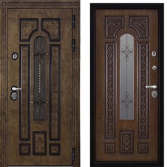 Купить Входная дверь Арктика палисандр патина Vinorit дуб золотой патина