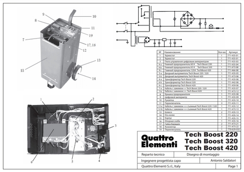 Трансформатор QUATTRO ELEMENTI TechBoost 320 (771-442-06)