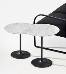 Столик Dizzie ARPER сталь/мрамор/black, white 540х470х500h