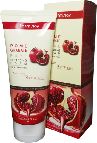 Farmstay Pomegranate Пенка для лица очищающая с экстрактом граната Farmstay Pomegranate Pure Cleansing Foam